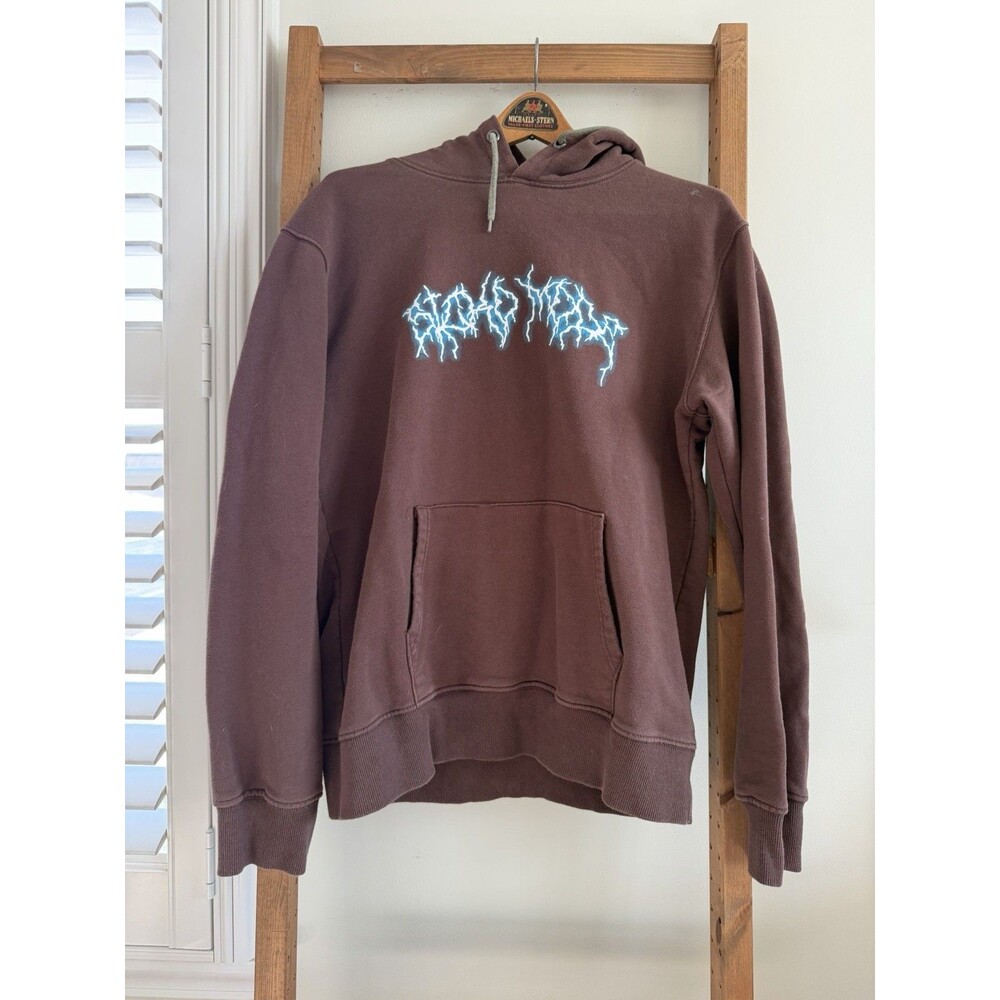 Travis Scott Sicko Mode Hoodie Washed Brown 2019 (93665-533) Men's Size XL
